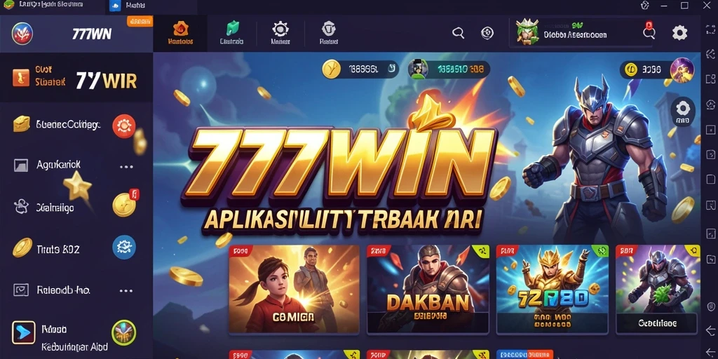 Tampilan antarmuka pengguna 777WIN yang sederhana dan intuitif.