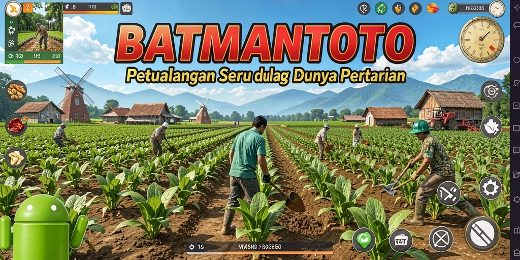 Gameplay seru dalam BATMANTOTO dengan aktivitas pertanian.