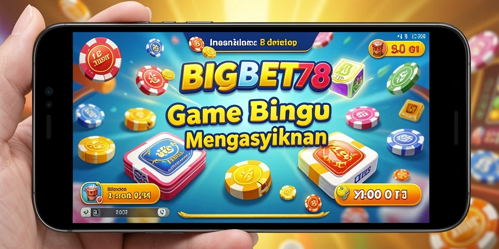 Gameplay seru dalam aplikasi Bingo BIGBET78 dengan antarmuka menarik.