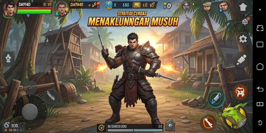 Tampilan permainan strategi yang menantang di DAYA4D.