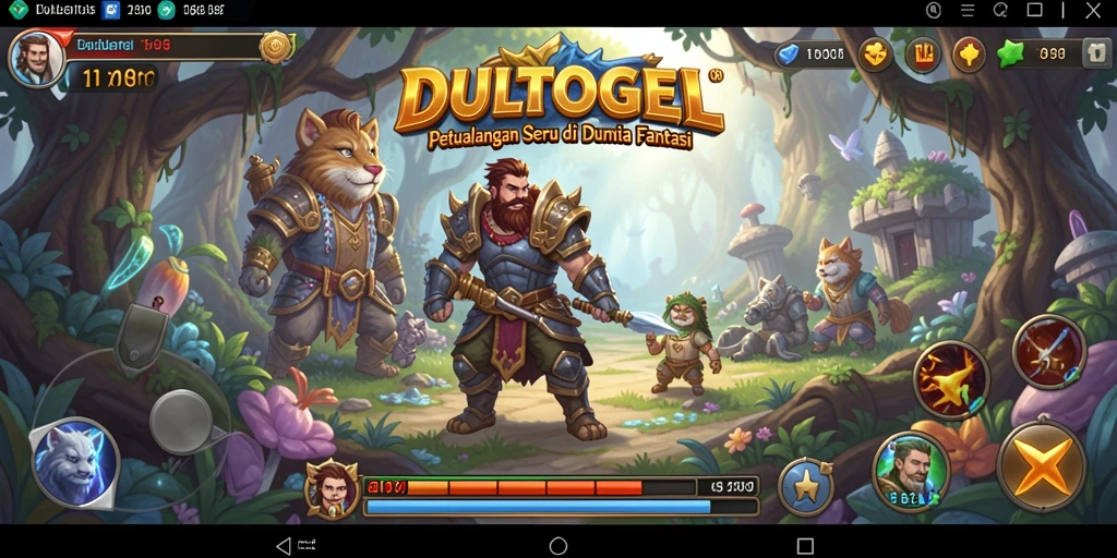 Gameplay DULTOGEL menampilkan petualangan epik dan tantangan seru.