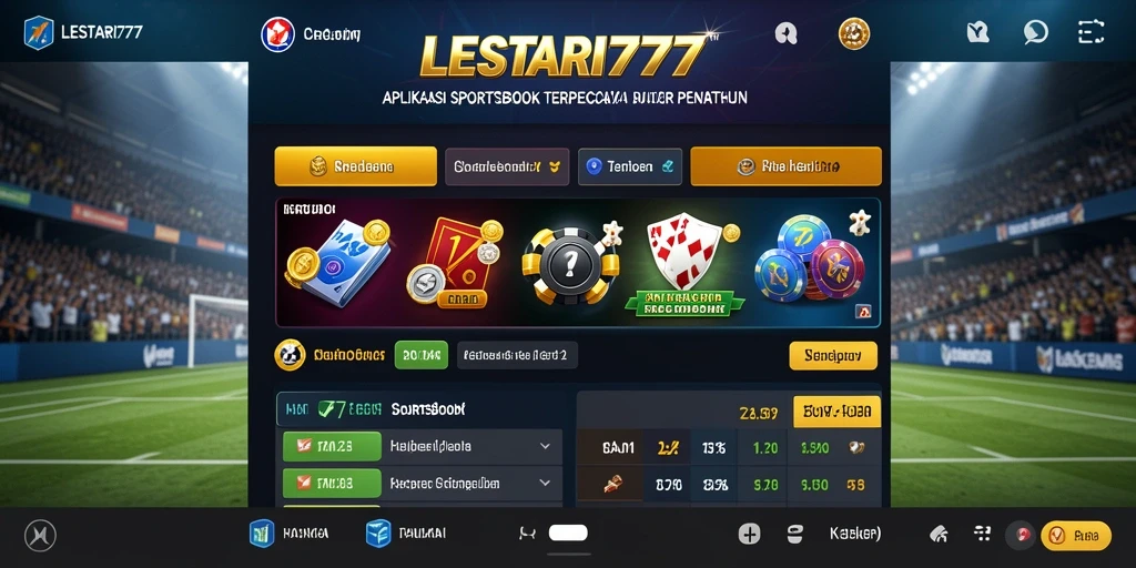 Tampilan menarik dari gameplay taruhan di LESTARI777.