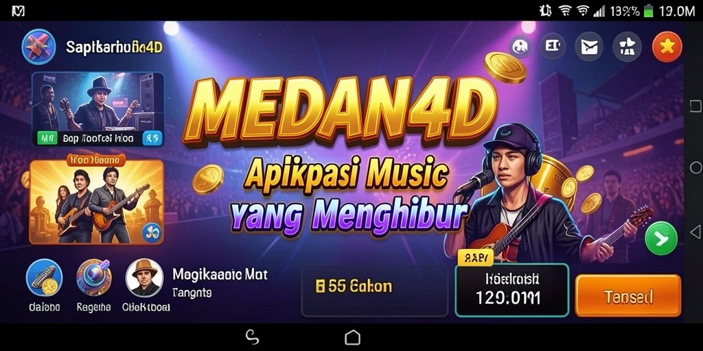 Tampilan gameplay MEDAN4D yang interaktif dan menarik.