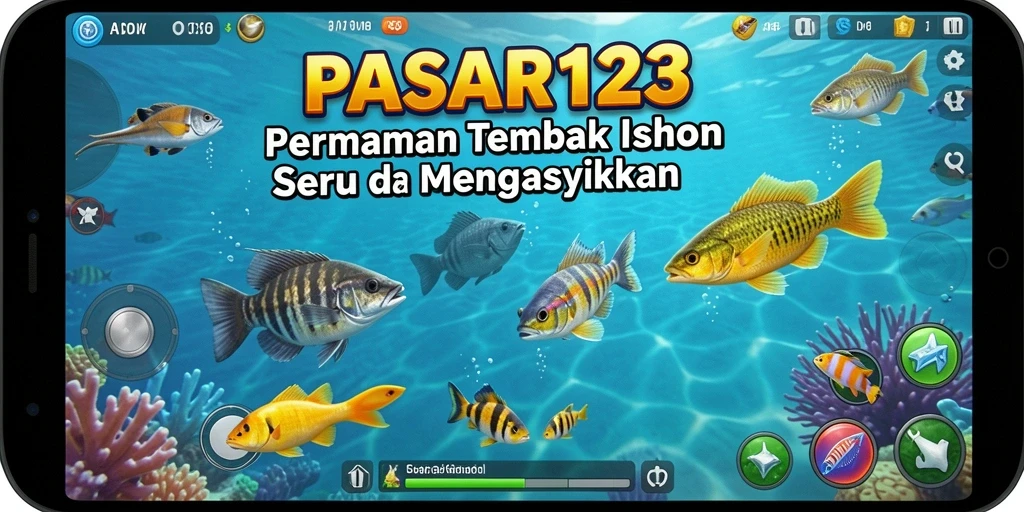 Tampilan menarik dari gameplay PASAR123 yang penuh aksi Tembak Ikan.
