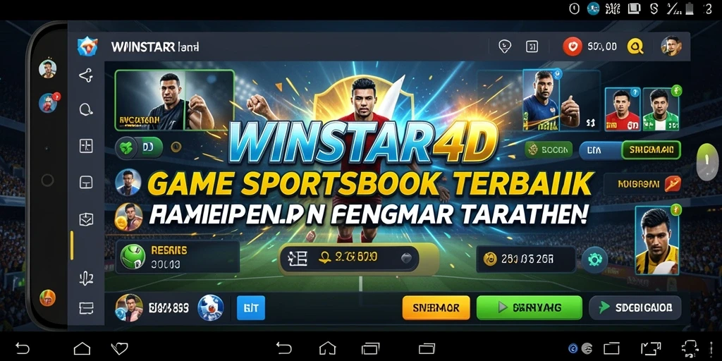 Tampilan menarik dari gameplay Sportsbook WINSTAR4D.